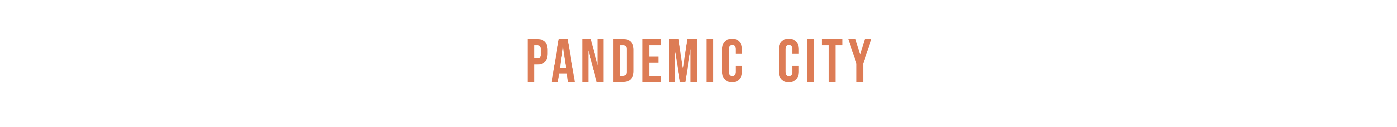 Pandemic City Logo
